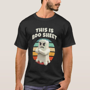 This is Boo Sheet Ghost, Retro, Building Block, Ha T-Shirt