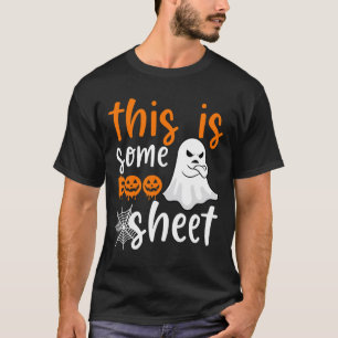 This Is Boo Sheet Ghost Retro Halloween Costume Me T-Shirt