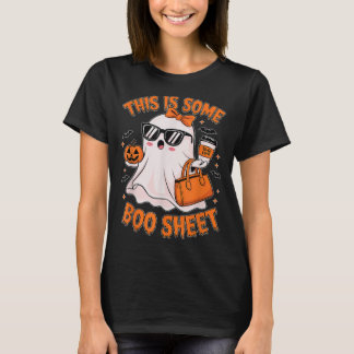 This Is Boo Sheet Ghost Retro Halloween Costume Me T-Shirt