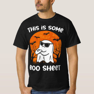This Is Boo Sheet Ghost Retro Halloween Costume Me T-Shirt