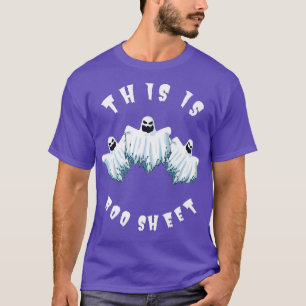 This Is Boo Sheet Ghost Retro Halloween T-Shirt