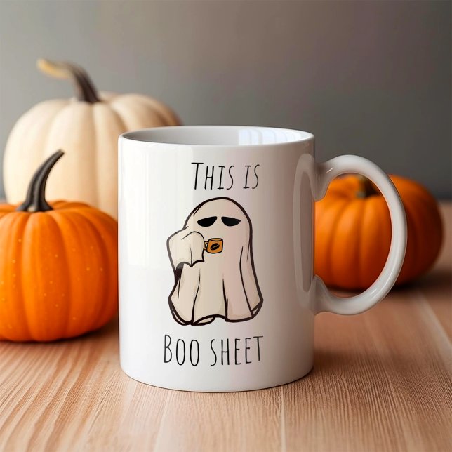 This Is Boo Sheet Halloween  Coffee Mug (Creator Uploaded)