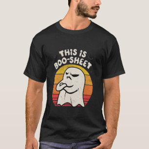 This Is Boo Sheet Halloween Ghost Funny For Women T-Shirt