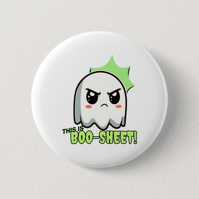 This Is Boo-sheet Sticker  2 Inch Round Button (Front)