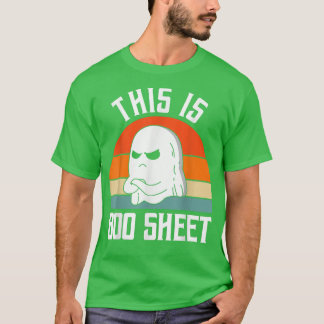 This Is Boo Sheet Vintage Halloween Ghost T-Shirt