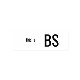 This is BS Self-inking Stamp