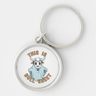 This is bull sheet - funny boo sheet keychain