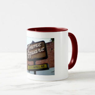This is Campbell CA, Towne Square Signage Mug