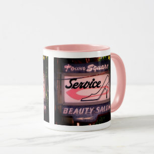 This is Campbell CA, Towne Square Signage Mug