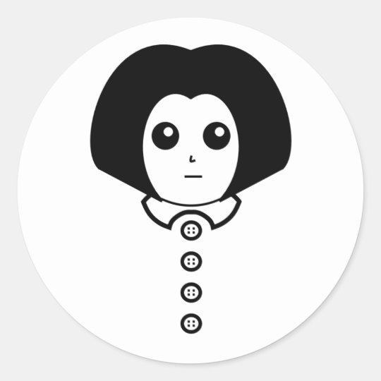 This is Candace. On a sticker. Classic Round Sticker