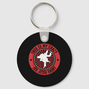 This is crazy Jiu Jitsu Brazilian Jiu Jitsu Keychain
