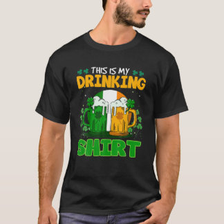 This Is Drinking Happy Saint Patrick Day To Me Dri T-Shirt