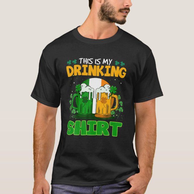 This Is Drinking Happy Saint Patrick Day To Me Dri T-Shirt (Front)