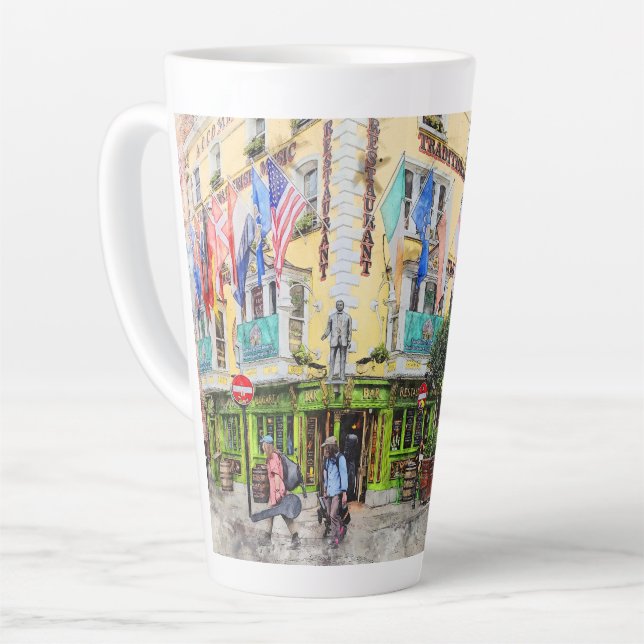 This is Dublin-Ireland Latte Mug (Left Angle)