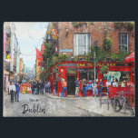 This is Dublin-Ireland Magnet<br><div class="desc">World renowned Temple Bar,  Dublin,  Ireland . This is a real photo transformed into art. See the full Ireland collection at Real Portugal.</div>