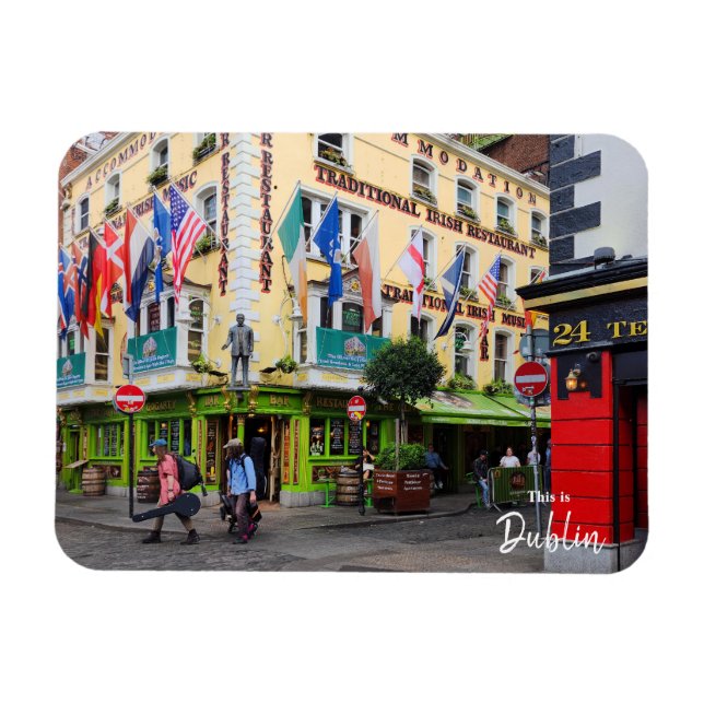 This is Dublin-Ireland Magnet (Horizontal)
