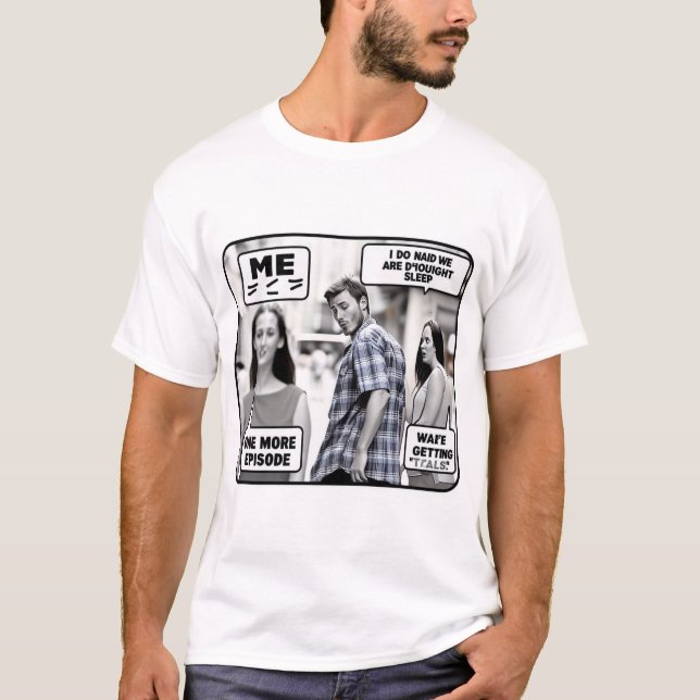 This Is Fine – 2025 Vibes" Meme T-Shirt (Front)