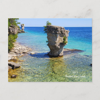 This is Flowerpot Island, Canada Postcard