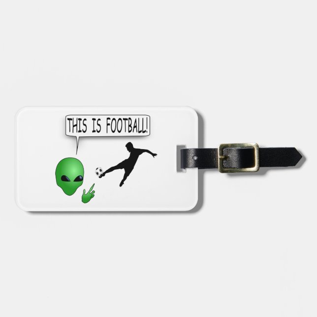 This Is Football Luggage Tag (Front Horizontal)