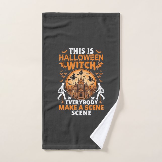 This is Halloween Hand Towel (Hand Towel)