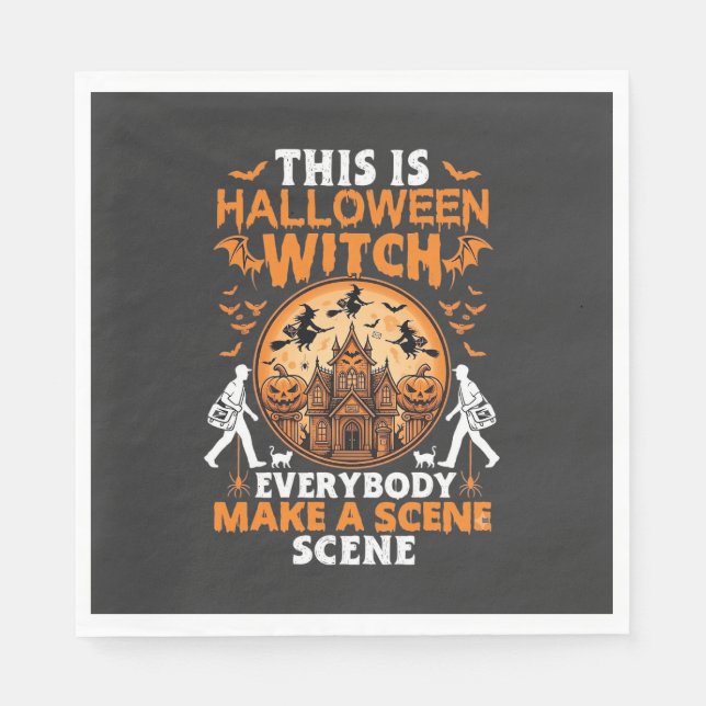 This is Halloween Napkin (Front)