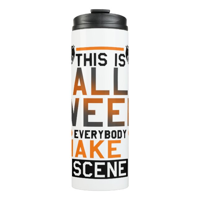 This is Halloween    Thermal Tumbler (Front)