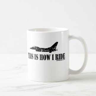 This Is How I Ride Fighter Jet Mug