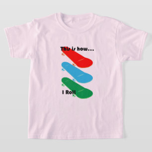 This is how I roll Design - Kids' Basic T-Shirt