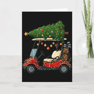 This Is How I Roll Golf Cart Christmas Funny Sport Card