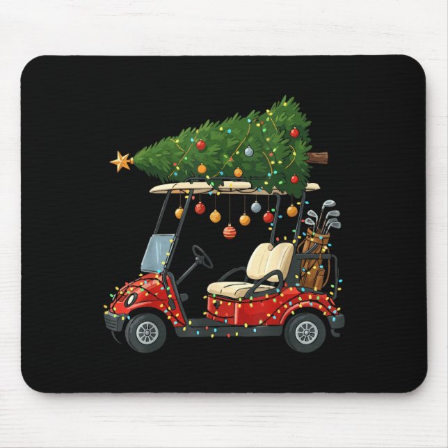 This Is How I Roll Golf Cart Christmas Funny Srt G Mouse Pad (Front)