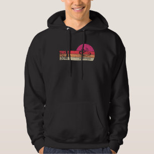 This Is How I Roll Golf Roller Coaster Funny Retro Hoodie