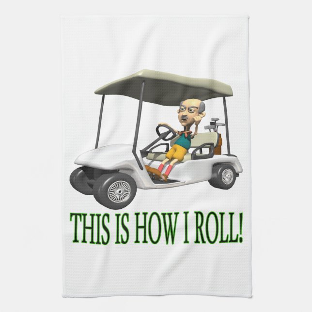 This Is How I Roll Kitchen Towel (Vertical)