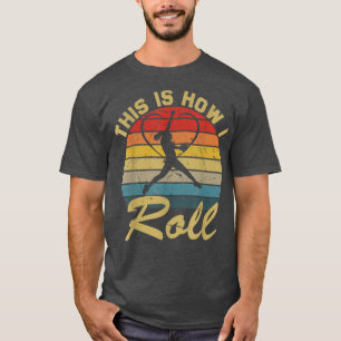 This Is How I Roll Retro Softball Girls T-Shirt