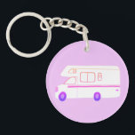 THIS IS HOW I ROLL RV Motorhome Camping CUSTOM Keychain<br><div class="desc">Customize this cute keychain with your own text,  your name or anything else you like. Get ready for your road trip with this vintage RV design,  hand drawn by me for you! Check my shop for lots more matching items!</div>