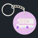 THIS IS HOW I ROLL RV Motorhome Camping CUSTOM Keychain<br><div class="desc">Customize this cute keychain with your own text,  your name or anything else you like. Get ready for your road trip with this vintage RV design,  hand drawn by me for you! Check my shop for lots more matching items!</div>