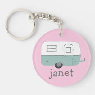 THIS IS HOW I ROLL RV Trailer Camping CUSTOM Keychain