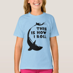 This Is How I Roll - Scuba Diving With Shark T-Shirt