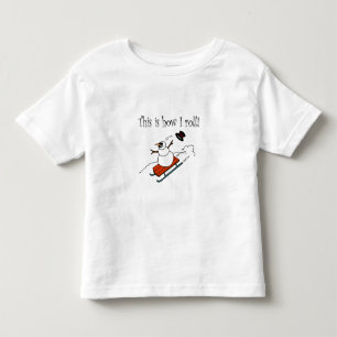 This Is How I Roll Snowman Toddler T-shirt