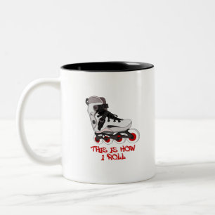 This Is How I Roll Two-Tone Coffee Mug