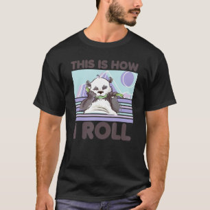 This Is How I Roll Zoo Animal   Panda Bear 2 T-Shirt