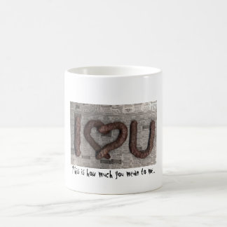 This is how much you.... coffee mug