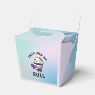 This is how we roll!     favor box