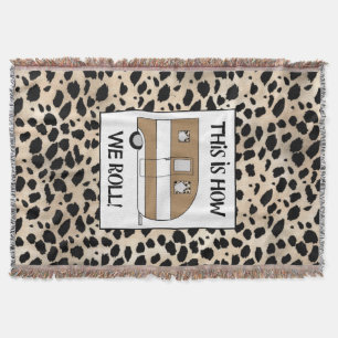 "This Is How We Roll" Throw Blanket