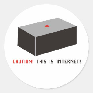 This is Internet! Classic Round Sticker