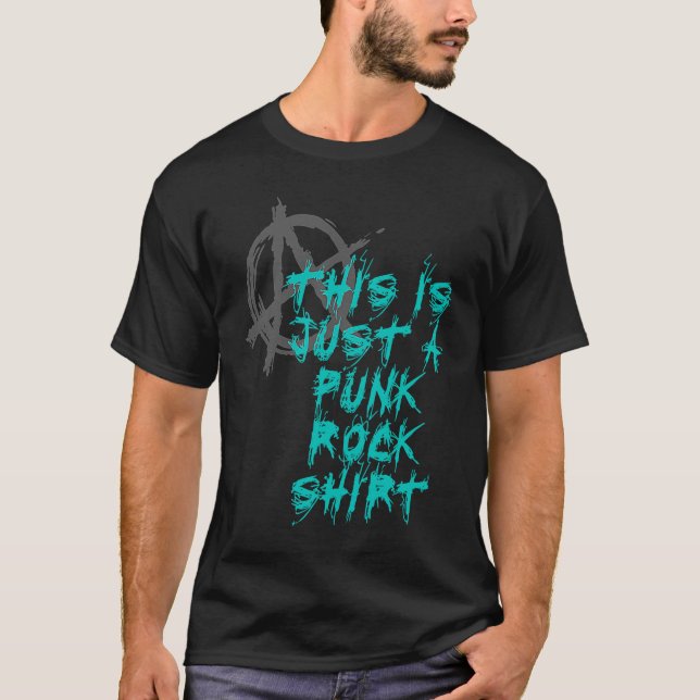 This Is Just A Punk Rock Design Music Rock 3 T-Shirt (Front)