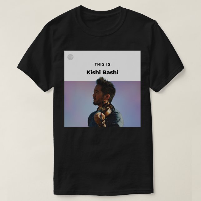 This Is Kishi Bashi Sticker T-Shirt (Design Front)