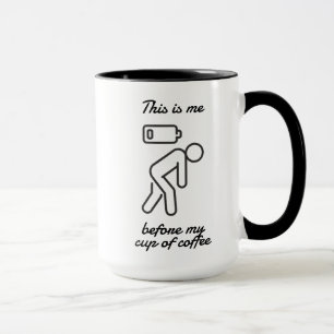 This is me before my cup of coffee
