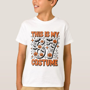 This Is My 67 Costume 6 7 Meme Gen Alpha Halloween T-Shirt