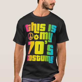 This Is My 70s Costume  1970s Gift  Funny Hallowee T-Shirt