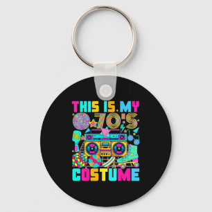 This Is My 70s Costume 1970s Party 70's Outfit Men Keychain